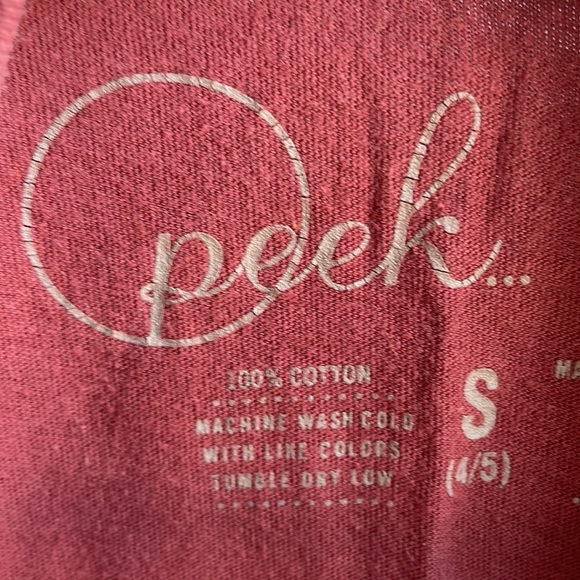 Peek maroon bear tee 4/5 - Picture 3 of 4